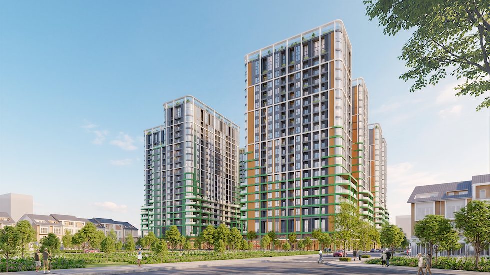 Khám phá kiến trúc mang dấu ấn hoa mai của Tháp Mùa xuân tại FourS Tower - Ảnh 1