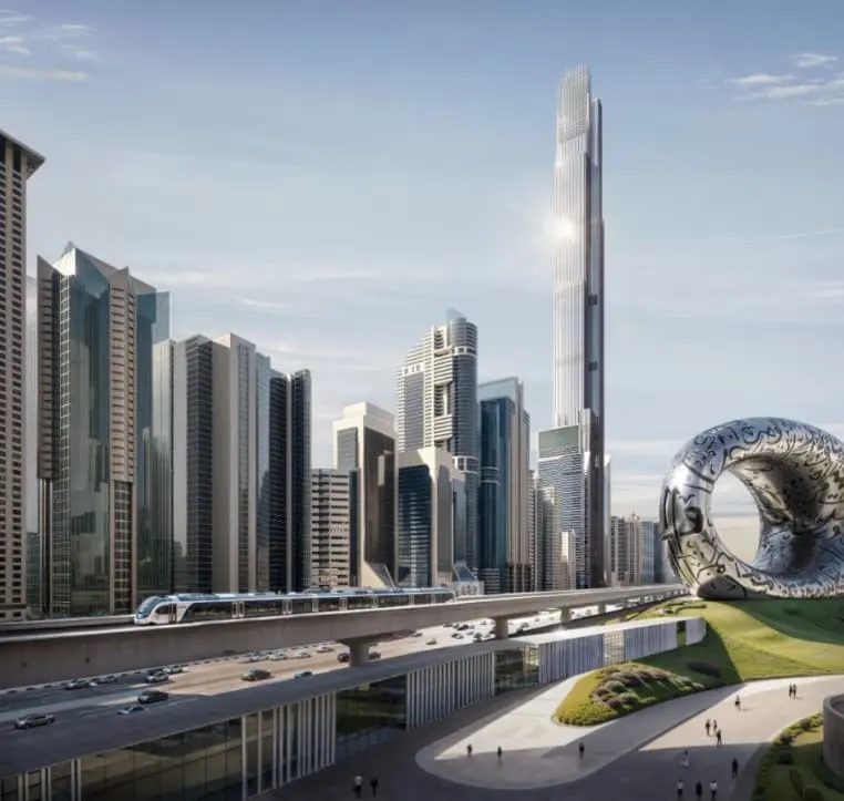 Tòa tháp cao gấp 1,5 lần Landmark 81 đang được xây dựng: Cao 725 m, riêng hợp đồng thép trị giá 7.700 tỷ đồng, dự kiến năm 2030 hoàn thành - Ảnh 1