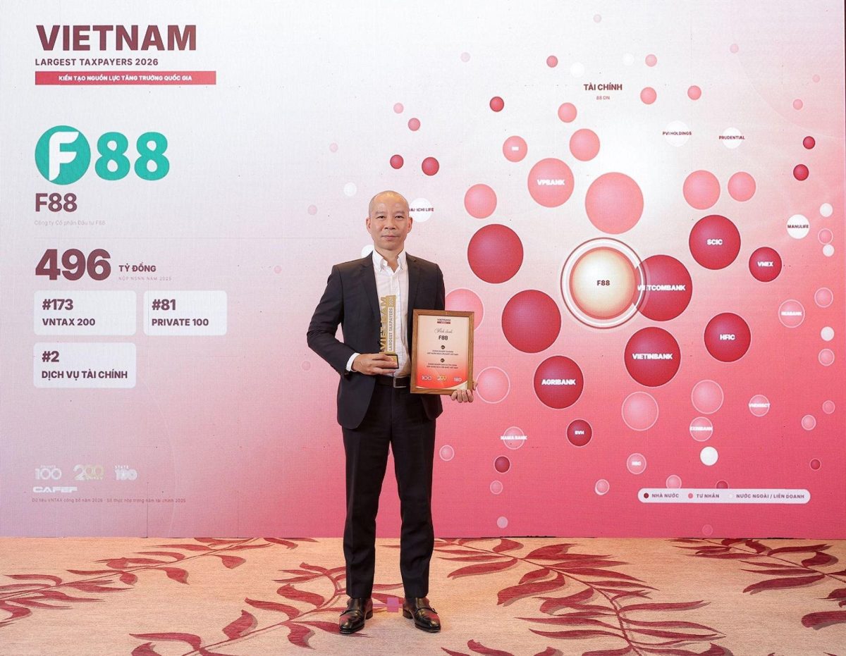 F88 nộp gần 500 tỷ đồng ngân sách năm 2025, mở rộng mạng lưới dịch vụ tài chính cho khách hàng bình dân