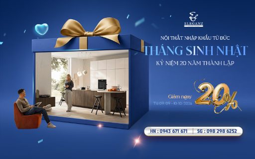 Eleganz Furniture Vietnam: 20 năm hành trình và chương trình ưu đãi đặc biệt nhân dịp sinh nhật
