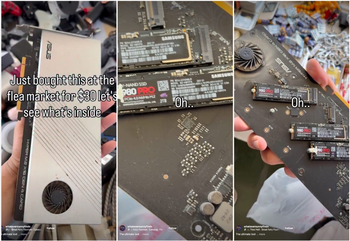 Chi 30 USD mua món đồ cũ, phát hiện “kho báu” SSD trị giá 1.500 USD bên trong