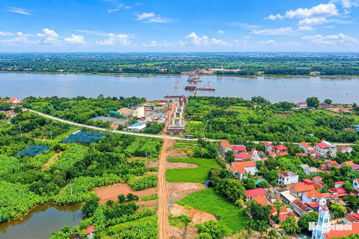 Cầu Vân Phúc vươn nhịp nối Hà Nội - Phú Thọ