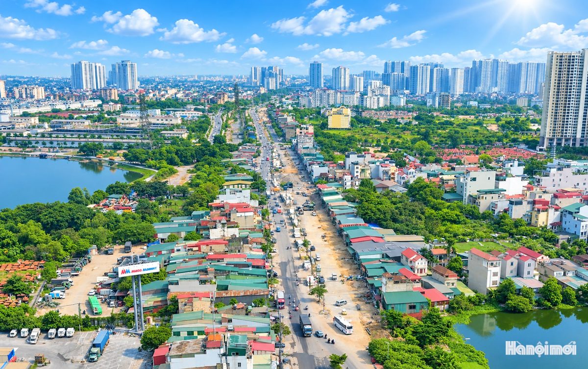 Tăng tốc thi công tuyến đường hơn 3.350 tỷ đồng chạy qua 3 phường ở Hà Nội