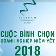 Khởi động cuộc bình chọn doanh nghiệp niêm yết 2018