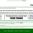 Trang web Vietcombank xuất hiện thơ chế