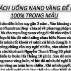 Phao tin nano vàng điều trị ung thư… để trục lợi: Lương tâm và đạo đức ở đâu?