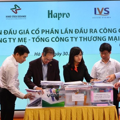 346 nhà đầu tư mua hết 75,9 triệu cổ phần Hapro