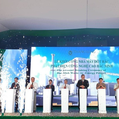 Bắc Ninh khởi công Nhà máy đốt rác phát điện công nghệ cao đầu tiên