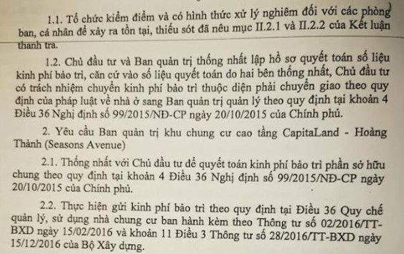 Bộ Xây dựng yêu cầu loạt chủ đầu tư trả ngay 250 tỷ đồng phí bảo trì - Ảnh 2.