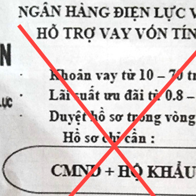 Cảnh báo thông tin giả mạo EVN để lừa đảo