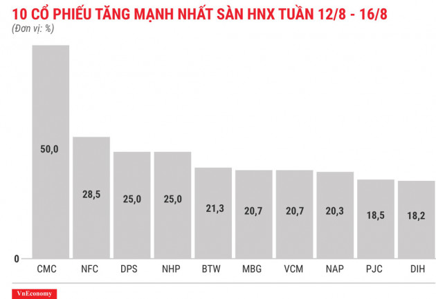 Cổ phiếu tăng/giảm mạnh tuần 12-16/8: Lại là GAB và VIS - Ảnh 7.