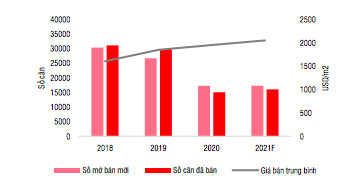 Giá nhà năm 2021 &quot;leo thang&quot; do chủ đầu tư “ỉm hàng” kìm hãm nguồn cung - Ảnh 1.