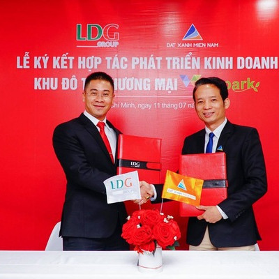 LDG Group và Đất Xanh Miền Nam ký hợp tác phát triển dự án Viva Park