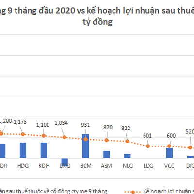 Một loạt ông lớn bất động sản có khả năng vượt kế hoạch lợi nhuận 2020