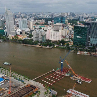 Một tập đoàn Nhật Bản muốn làm cầu đi bộ nhiều tầng Thủ Thiêm vốn 98 triệu USD