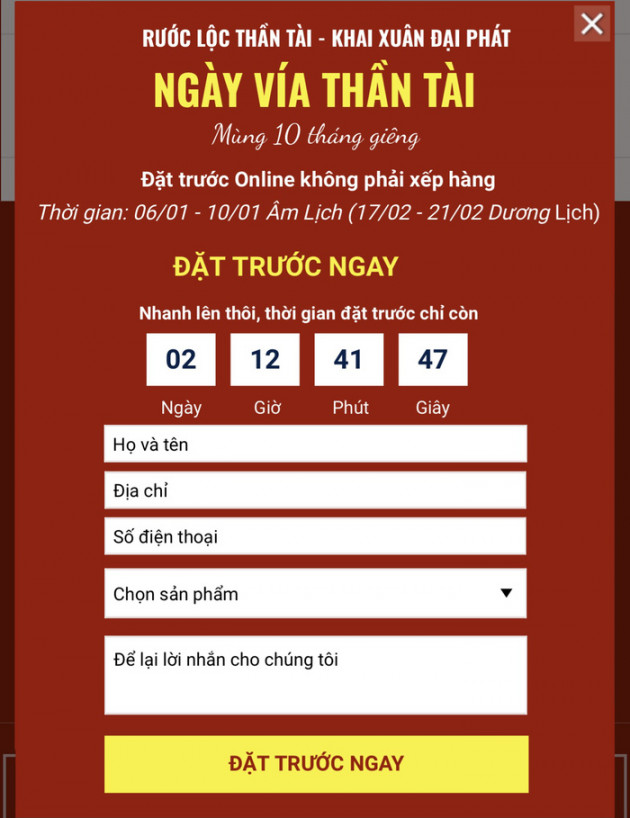 Nhộn nhịp &quot;đặt&quot; vàng online để chuẩn bị đón ngày vía Thần Tài - Ảnh 1.