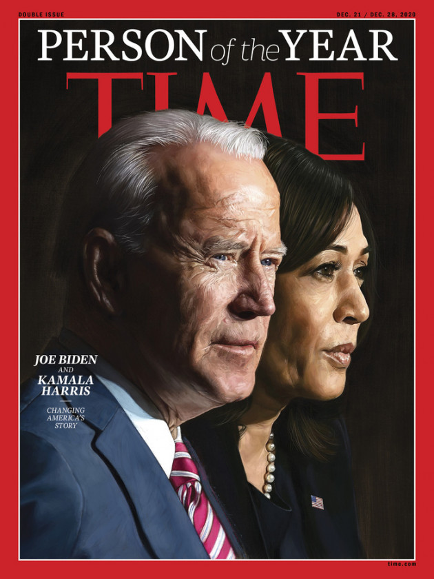 Ông Joe Biden và bà Kamala Harris được Time bình chọn là nhân vật của năm 2020 - Ảnh 1.