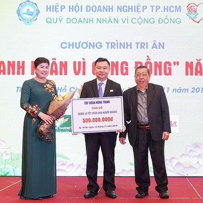 Tập đoàn Hưng Thịnh ủng hộ 500 triệu đồng cho người nghèo đón Tết 2020