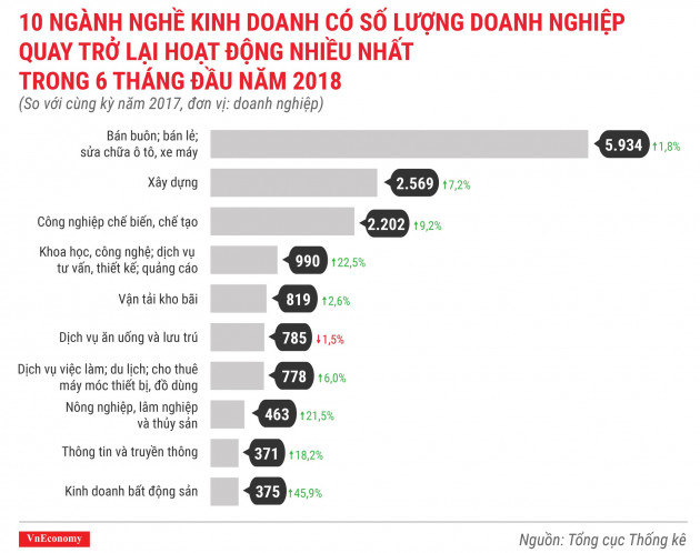 Toàn cảnh bức tranh thành lập doanh nghiệp quý 2/2018 - Ảnh 8.