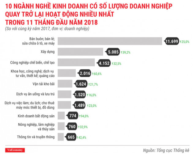 Toàn cảnh bức tranh thành lập doanh nghiệp tháng 11/2018 - Ảnh 8.