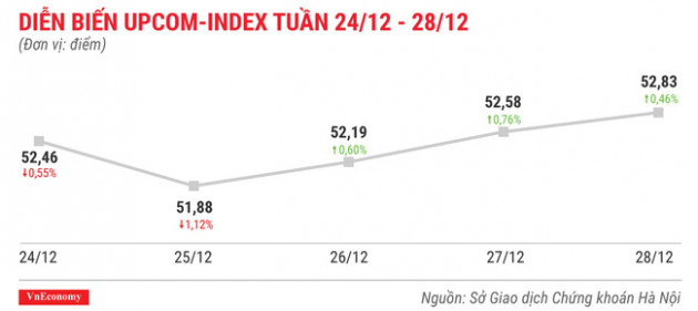 Top 10 cổ phiếu tăng/giảm mạnh nhất tuần 24-28/12 - Ảnh 9.