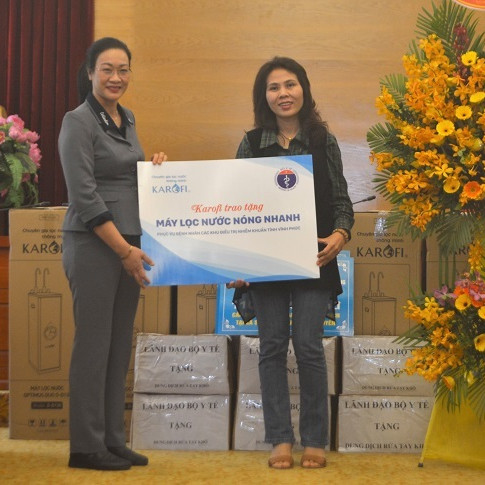 25 máy lọc nước hỗ trợ bệnh viện điều trị Covid-19