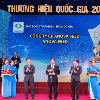 Anova Feed đạt chứng nhận Thương hiệu quốc gia năm 2018