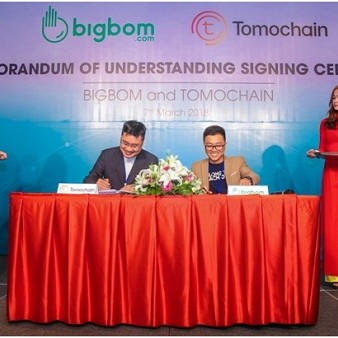 Bigbom ký biên bản hợp tác với Tomochain