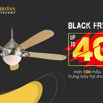 Cơ hội mua quạt trần Mỹ giảm giá 40% dịp Black Friday