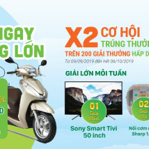 Cơ hội trúng 200 giải thưởng khi vay trả góp xe máy từ Mcredit