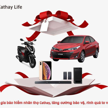 Cơ hội trúng ôtô dịp 10 năm thành lập Cathay Life Việt Nam
