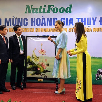 Đại diện NutiFood gặp gỡ công chúa Thụy Điển