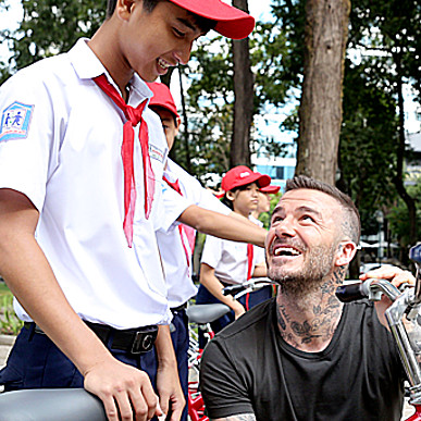 David Beckham đến Sài Gòn quảng bá cho hãng bảo hiểm