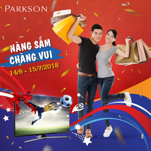 Đồng hành cùng Parkson xem World Cup trúng Smart TV