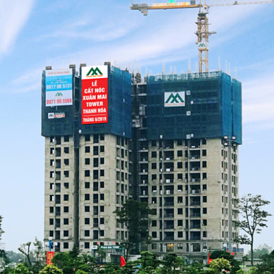 Dự án chung cư Xuân Mai Tower Thanh Hóa sắp cất nóc