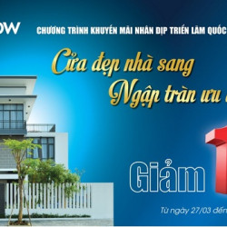 Eurowindow giảm 10% nhân dịp triển lãm Vietbuild Hà Nội