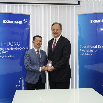 Eximbank nhận giải thanh toán quốc tế xuất sắc