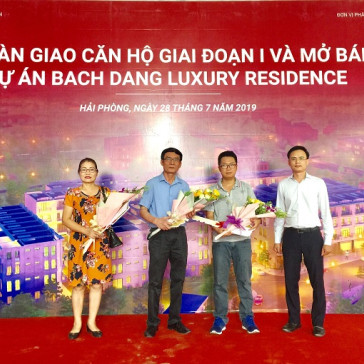 G5 Invest bàn giao nhà Bach Dang Luxury Residence giai đoạn một