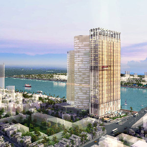Hệ mặt dựng - điểm nhấn ấn tượng của dự án Marriott ở Đà Nẵng