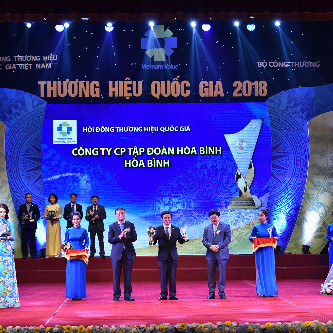 Hòa Bình là nhà thầu duy nhất 6 lần đạt thương hiệu quốc gia