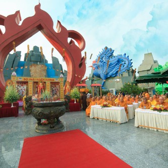 Hoa viên nghĩa trang Bình Dương tổ chức đại lễ cầu siêu, cầu an