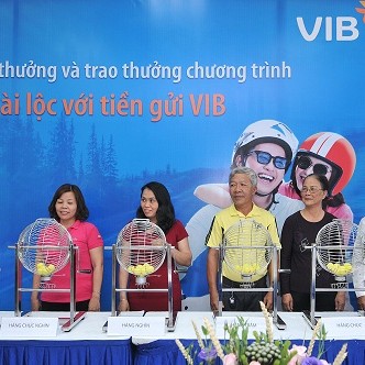 Hơn 600 khách hàng trúng thưởng khi gửi tiết kiệm tại VIB