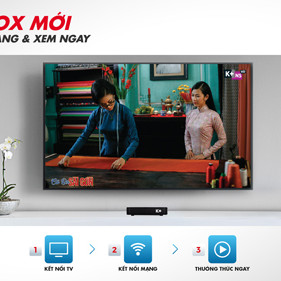 K+ giảm giá 50% trọn bộ thiết bị TV Box