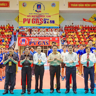 Khai mạc giải bóng chuyền vô địch quốc gia PV GAS 2018