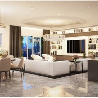 Không gian sống đẳng cấp tại căn penthouse trên cao Topaz Twins