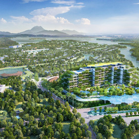 Kiến trúc vườn trên cao tại Forest In The Sky