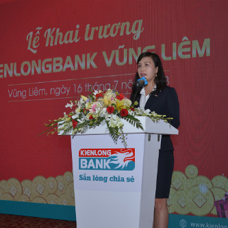 Kienlongbank khai trương điểm giao dịch thứ 123