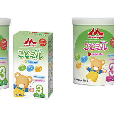 Morinaga mở rộng phân khúc sữa cho trẻ trên ba tuổi