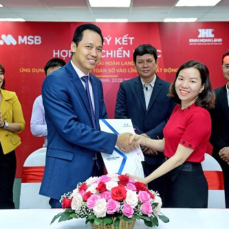 MSB triển khai giải pháp tài chính cho khách hàng Khải Hoàn Land