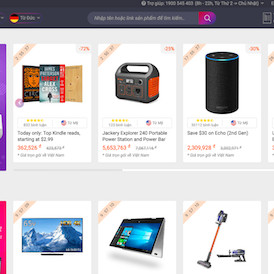 Nhiều người đặt hàng ngoại tại Amazon Mỹ, Đức, Nhật trước Tết